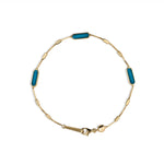 Load image into Gallery viewer, JULIET BLUE - Altın Bileklik